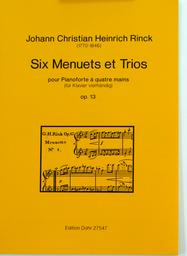 Six Menuets Et Trios