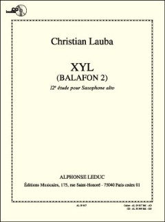 Xyl Balafon 2 - Etude 12 Pour Saxophone Alto
