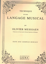 Technique De Mon Langage Musical