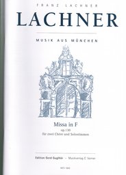 Messe F - Dur Op 130