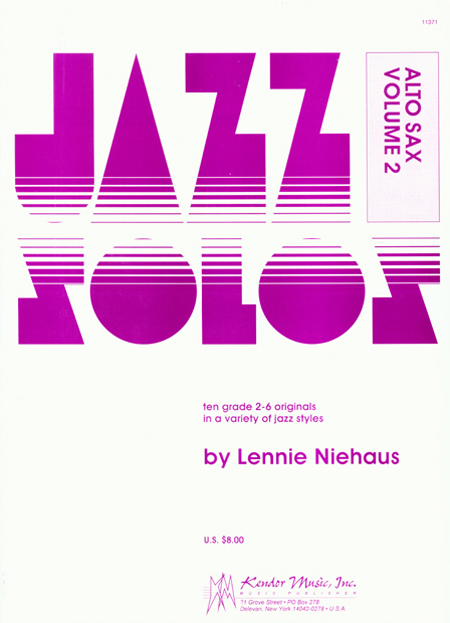 Jazz Solos For Alto Sax 2