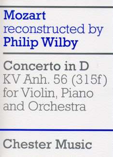 Concerto D - Dur Kv Anh 56 (315f)