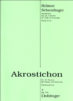 Akrostichon Op 22