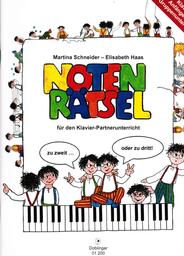 Notenraetsel Fuer Den Klavier Partnerunterricht