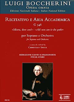 Recitativo + Aria Accademica G 548