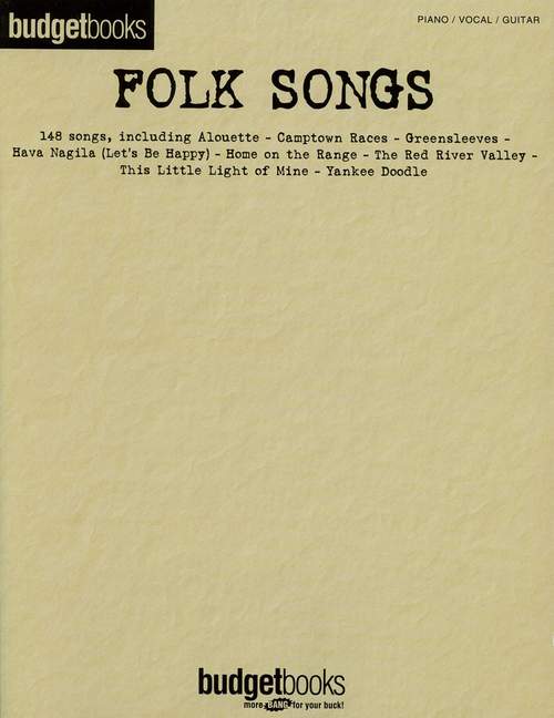 Budget Books - Folk Songs