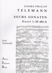 6 Sonaten 1 (duett 1-3)