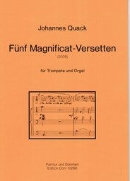 Fünf Magnificat - Versetten