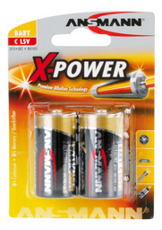 Ansmann X-Power Alkaline Batterie Baby C / LR14