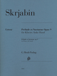 Prelude et Nocturne für Klavier, linke Hand Op 9