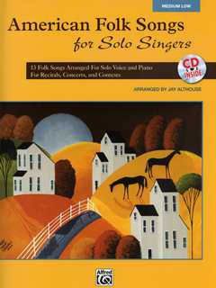 American Folk Songs For Solo Singers - Medium Low