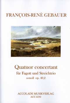 Quatuor Concertant A - Moll Op 40/2