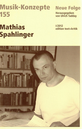Musik - Konzepte 155 Mathias Spahlinger