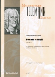 Sonate C - Moll Twv 42:c7