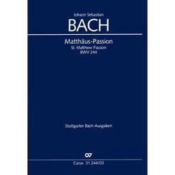 Matthaeus Passion BWV 244