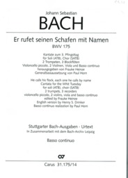 Kantate 175 Er Rufet Seinen Schafen mit Namen BWV 175