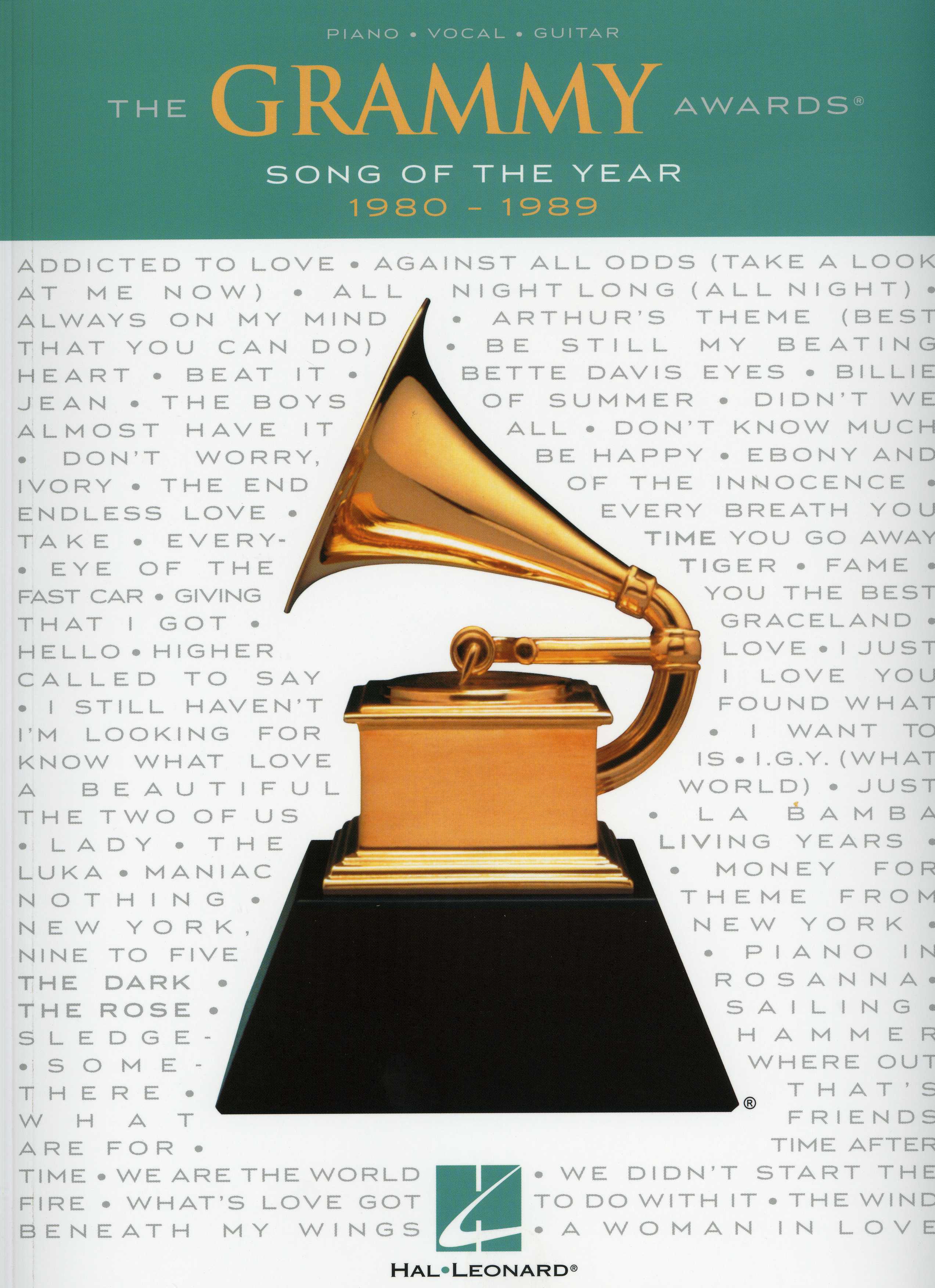 The Grammy Awards Song Of The Year 1980 - 1989