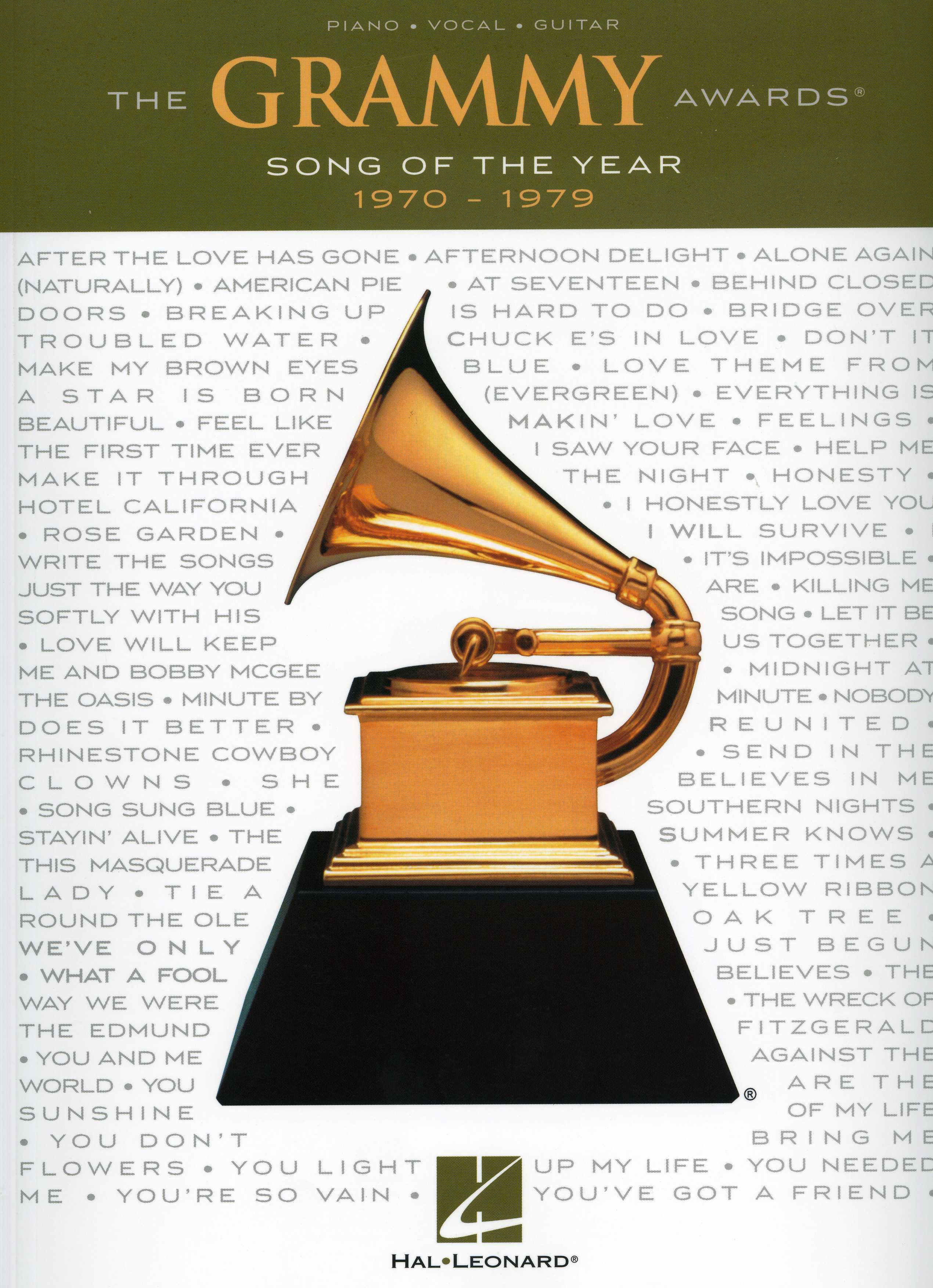 The Grammy Awards Song Of The Year 1970 - 1979