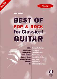 Best Of Pop + Rock For Classical Guitar 12