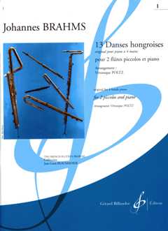 Ungarische Tänze 1 / 13 danses hongroises cahier 1