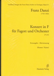 Konzert in F für Fagott und Orchester (P 235)