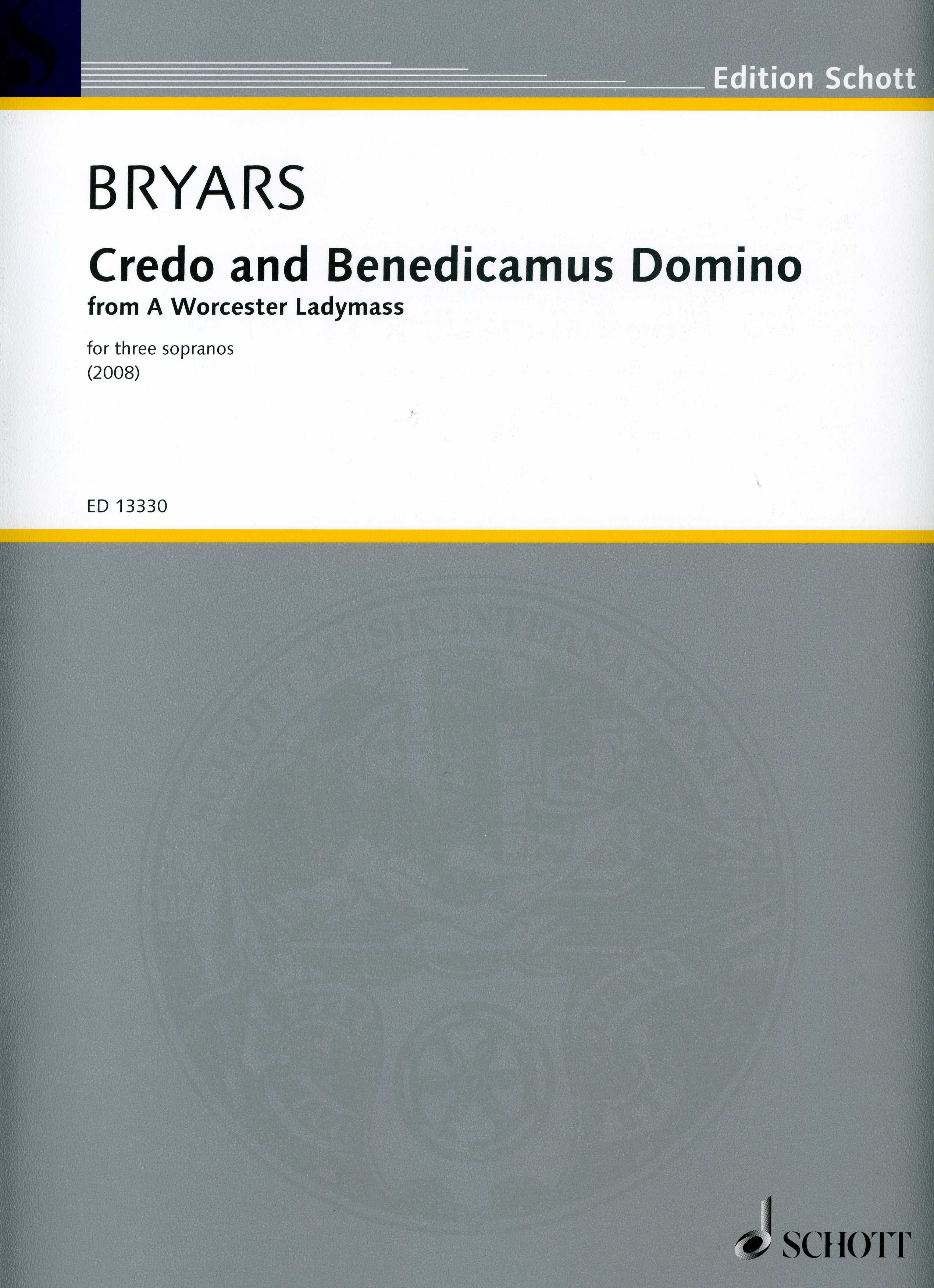 Credo And Benedicamus Domino From A Worcester Ladymass
