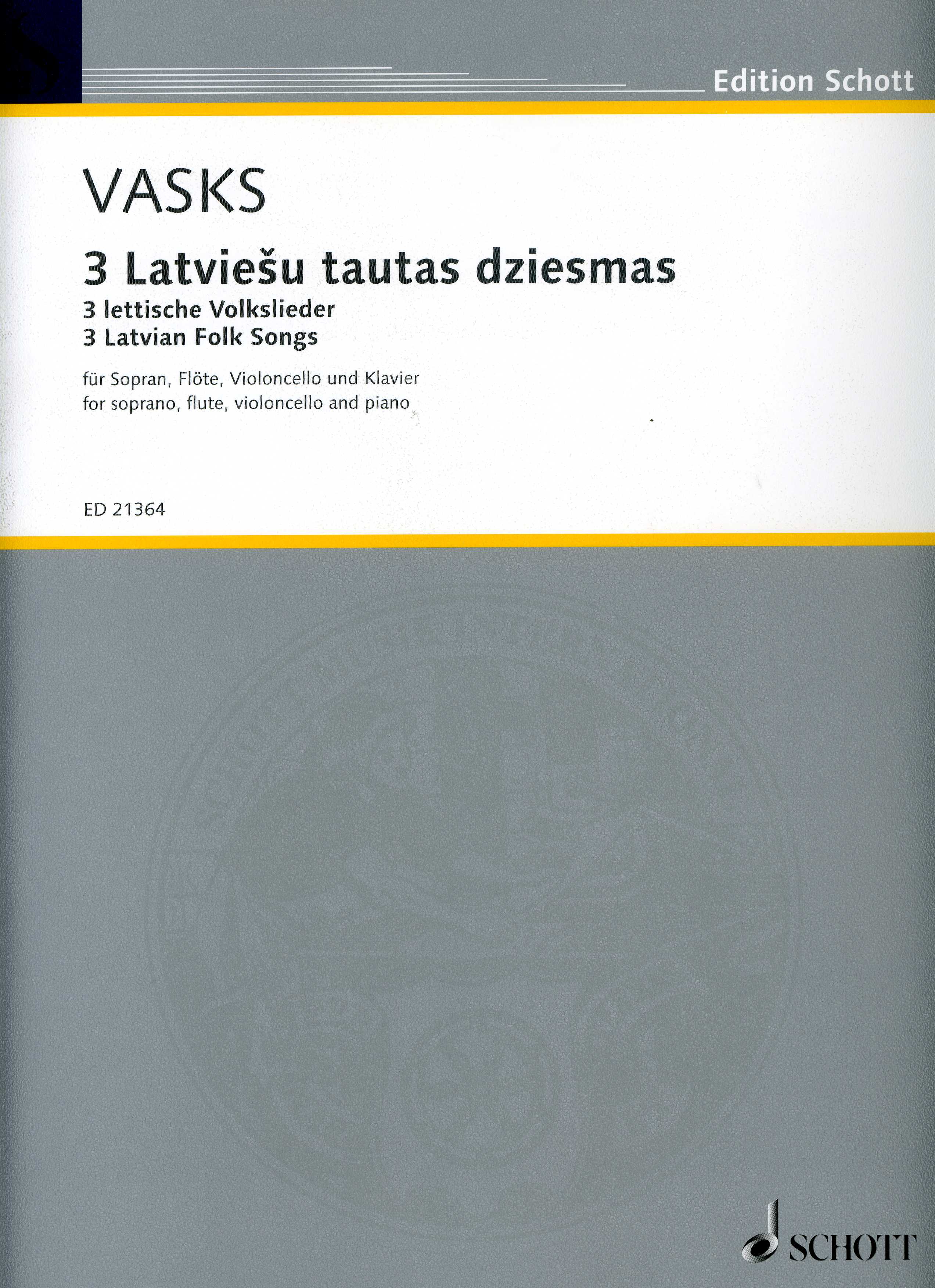3 Lettische Volkslieder