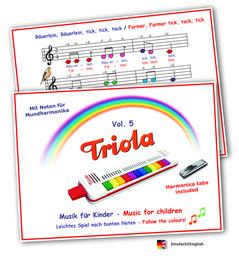 Triola Liederbuch Band 5 Deutsch / Englische Kinderlieder