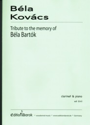 Tribute To The Memory Of Bela Bartok