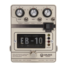 Walrus Audio EB-10 CREAM