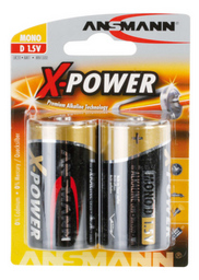 Ansmann X-Power Alkaline Batterie Mono D / LR20