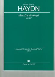 Missa Sancti Aloysii Mh 257