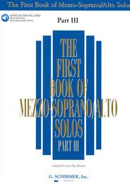 The first Book of Mezzo - Soprano 3