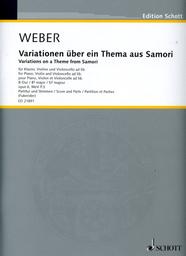 Variationen Ueber Ein Thema Aus Samori B - Dur Op 6