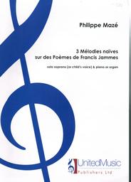 3 Melodies Naives Sur Des Poemes De Francis Jammes