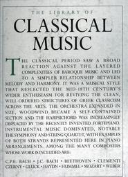 The Library Of Classical Music