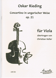 Concertino Im ungarischen Stil Op. 21
