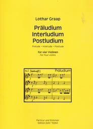 Präludium, Interludium, Postludium