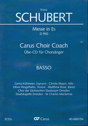 Messe Es - Dur D 950 Übe - CD für Chorsänger