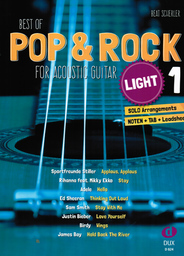 Best Of Pop + Rock For Acoustic Guitar 1 Light