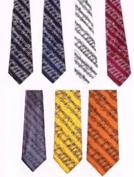 Krawatte grau Noten