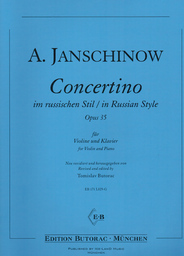 Concertino im russischen Stil Op. 35