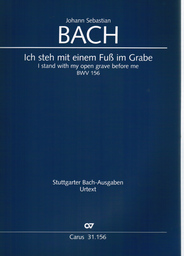 Kantate 156 Ich Steh'mit Einem Fuss Im Grabe BWV 156