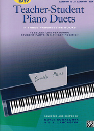 Easy Teacher Student Piano Duets 2