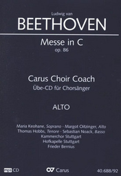 Messe C - Dur Op 86 Übe - CD für Chorsänger
