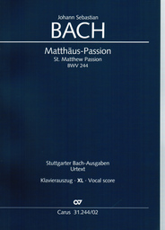 Matthaeus Passion BWV 244