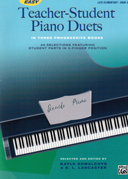 Easy Teacher Student Piano Duets 3