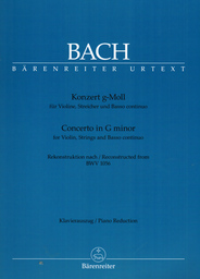 Konzert G - Moll BWV 1056
