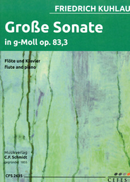 Grosse Sonate G - Moll Op 83/3