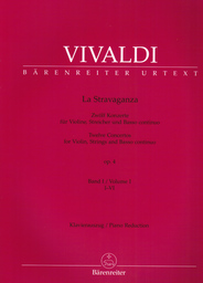 La Stravaganza Op 4 Bd 1 Konzert 1-6